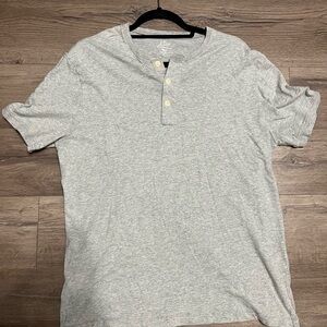 J.crew Gray Henley Shirt